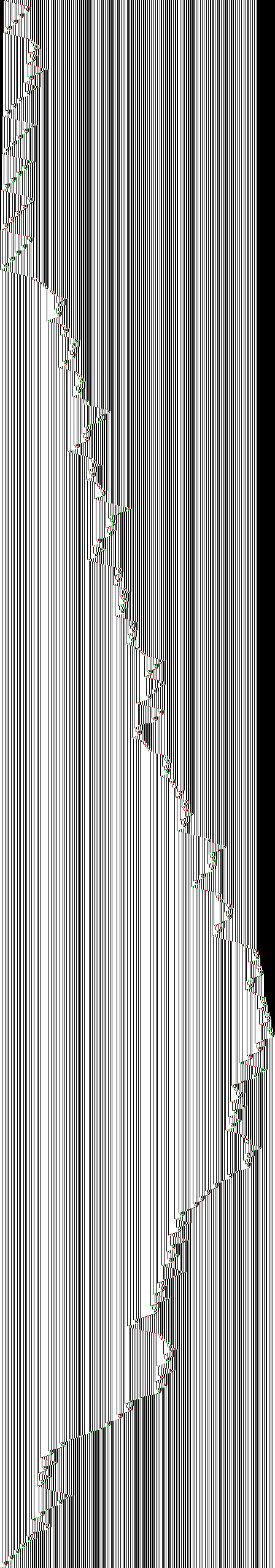 Seven bounces including one edge visit