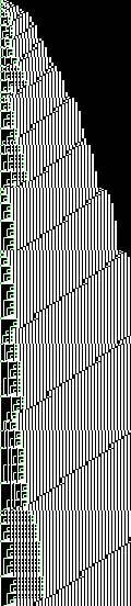 One row per left entry into E
