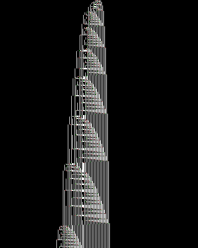 bbchallenge default view, 10,000 steps