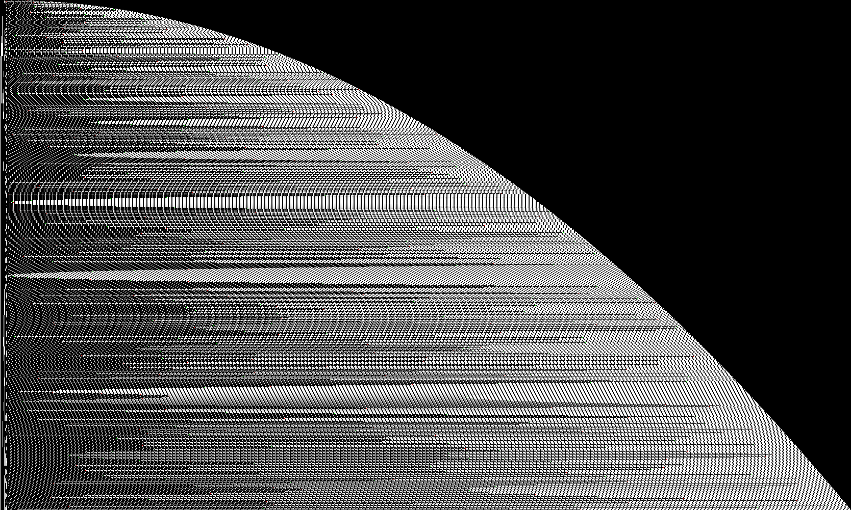 Long sweeps across the growing tape