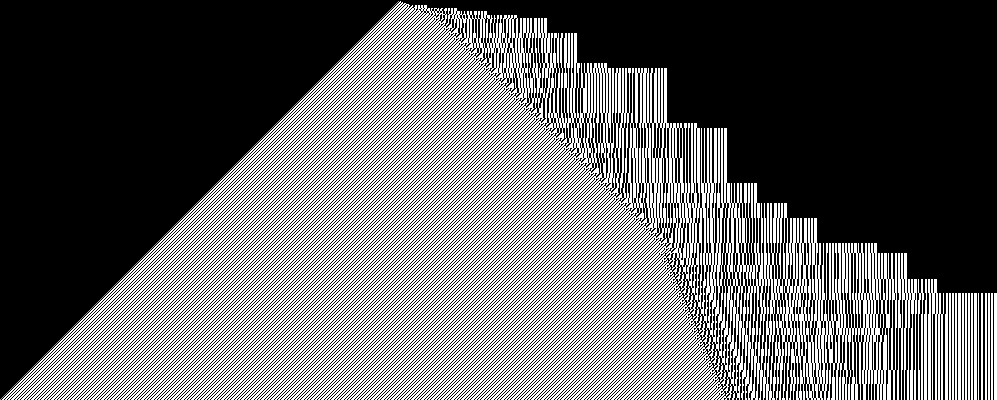 One row per bounce, first 1.1M steps