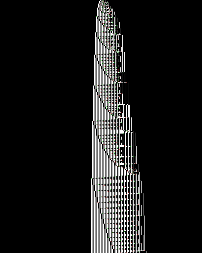 bbchallenge Default view, first 10,000 steps